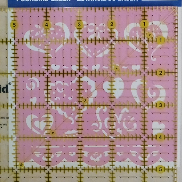 5/$15 VTG Stencil Hearts - Picture 2 of 3